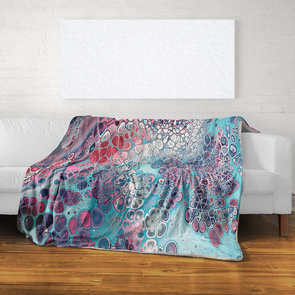 Illusion Pattern Blankets Variant Image Arrangement