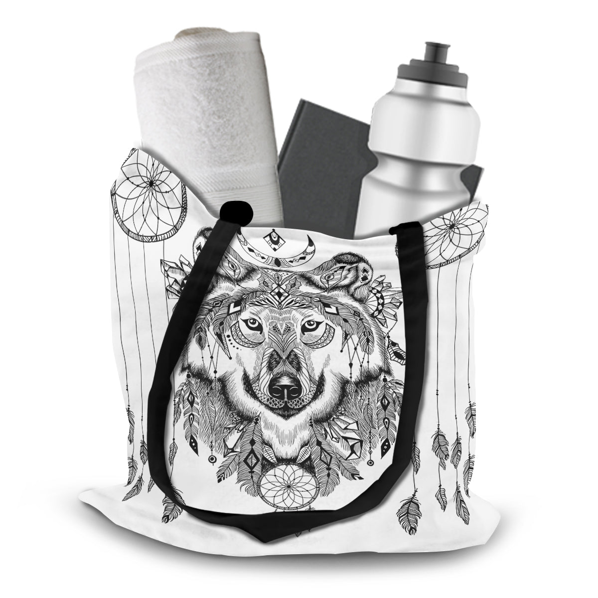 Bohemian Wolf White Mockcity