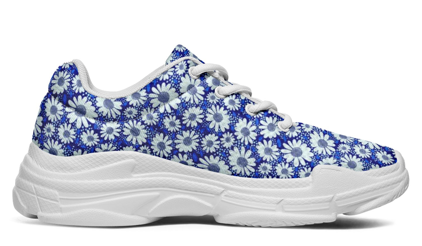 Blue Floral Sneakers testupload1