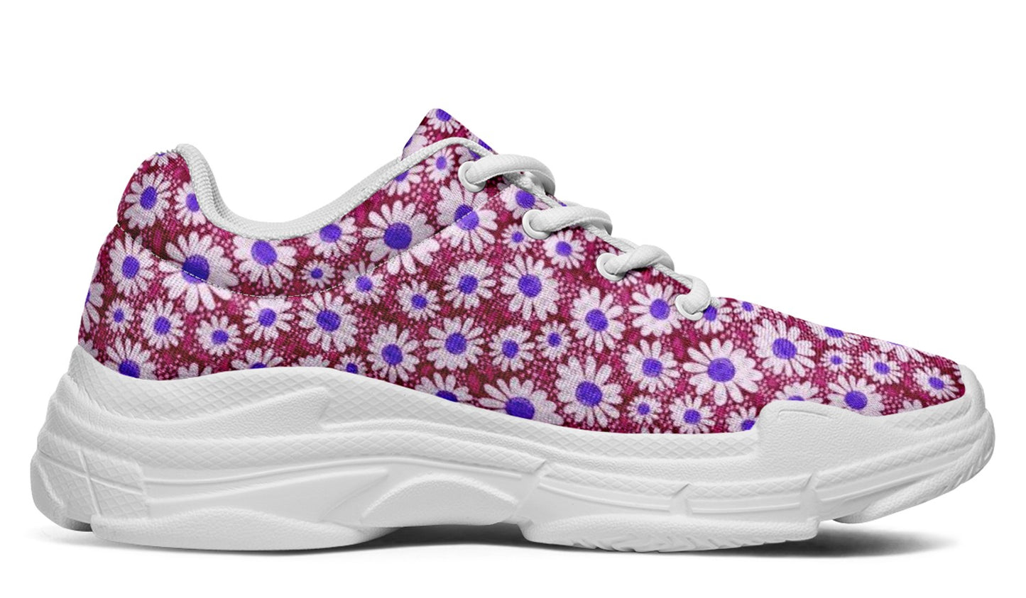 Burgundy Bloom Sneakers Copy testupload2