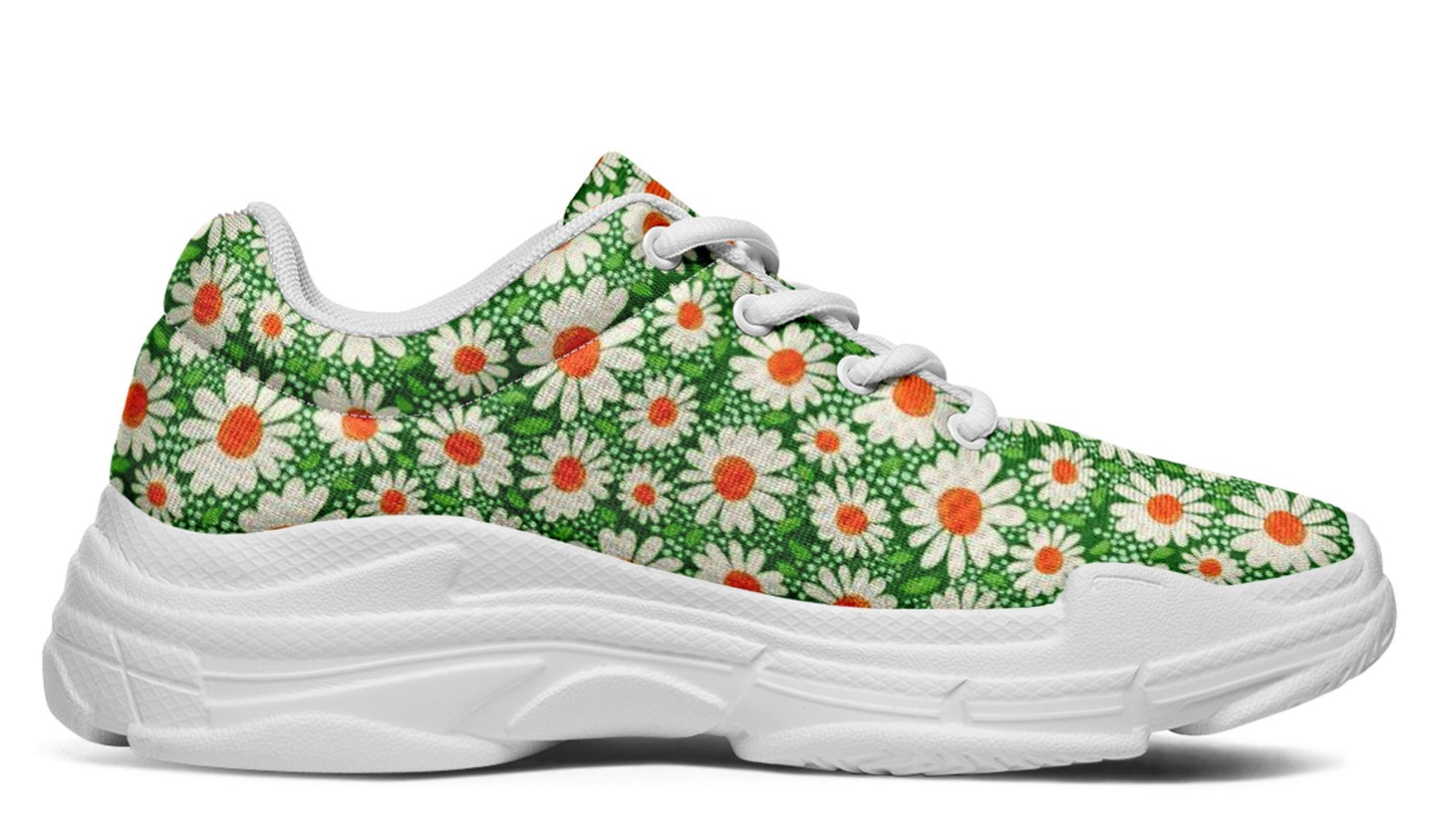 Lavender Floral Sneakers