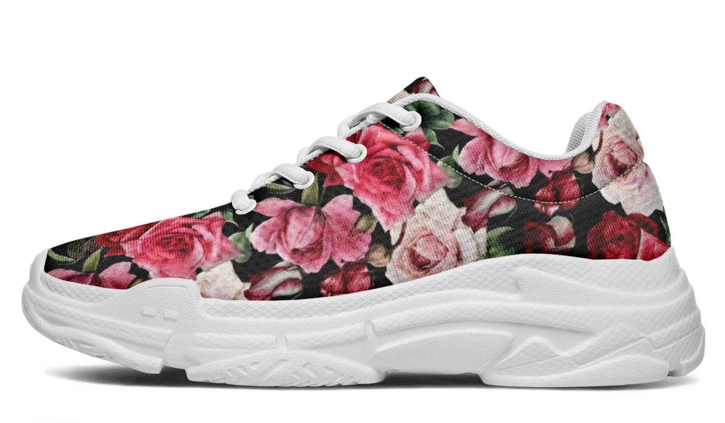 Scarlet Bloom Sneakers