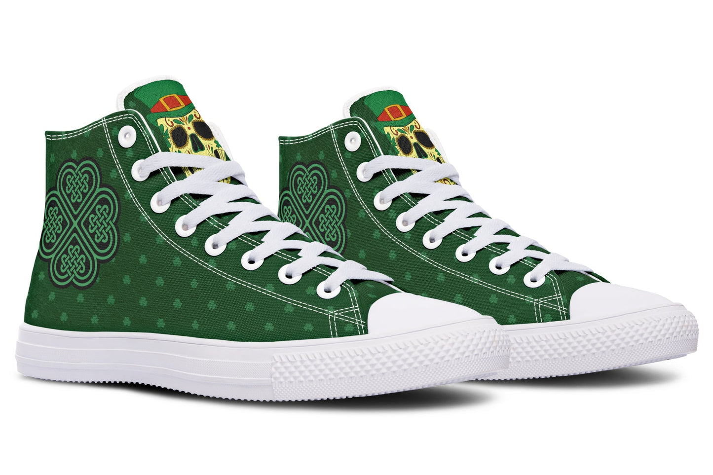 Celtics Skull 2024 High Tops ( Black or White Sole ) 2 For 1