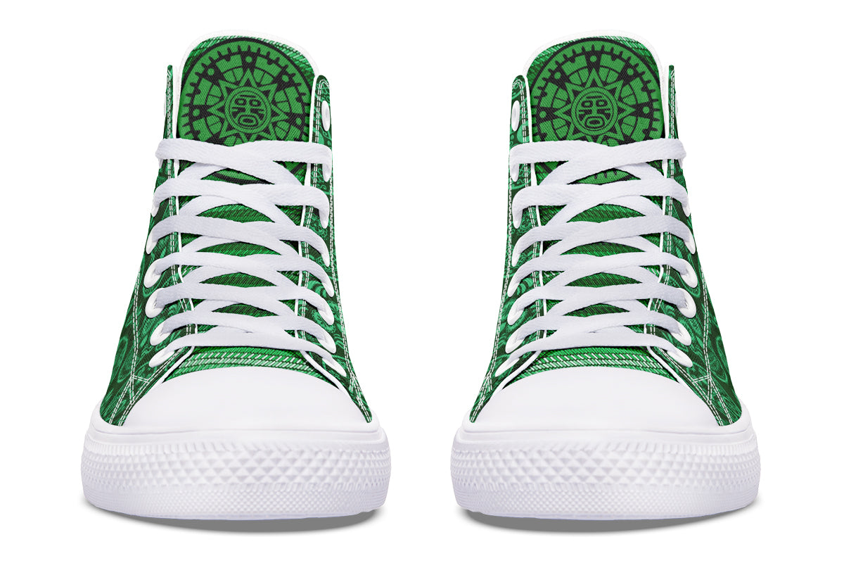 Chicano St Patrick 2024 High Tops ( Black or White Sole ) 2 For 1