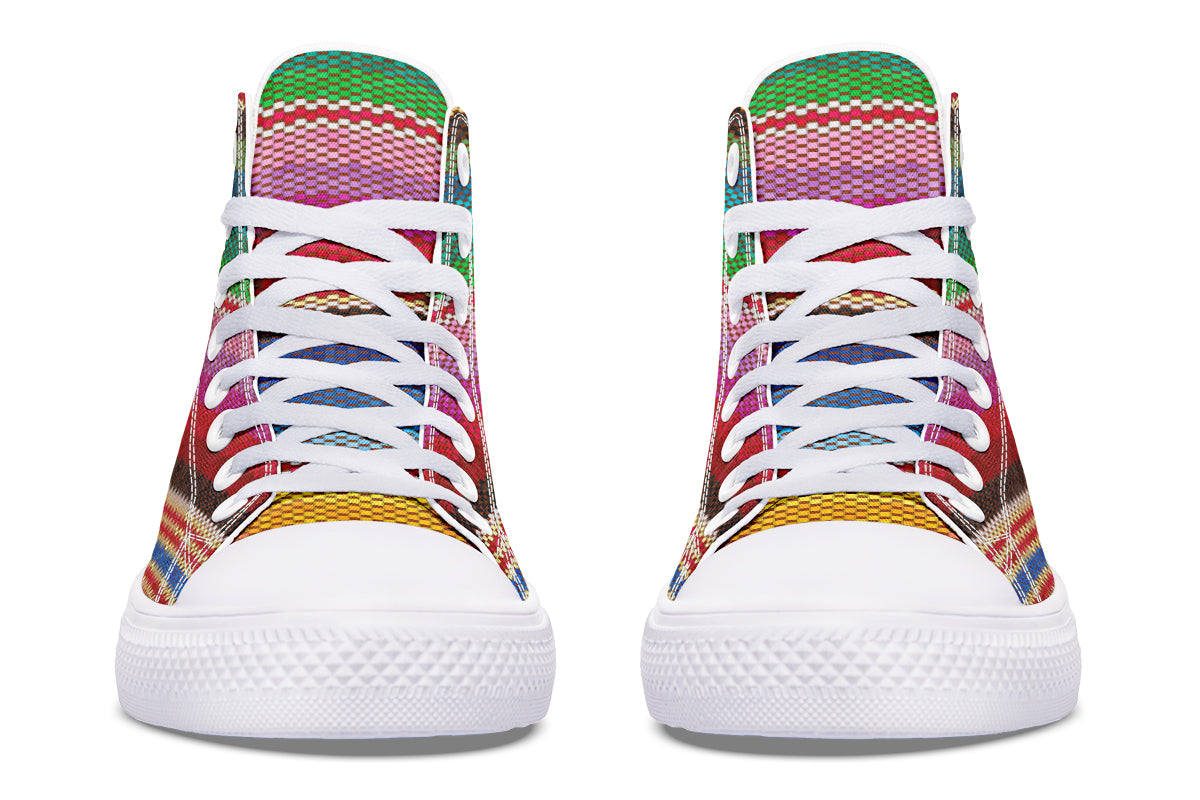 Digital Serape High Tops ( Black or White Sole )