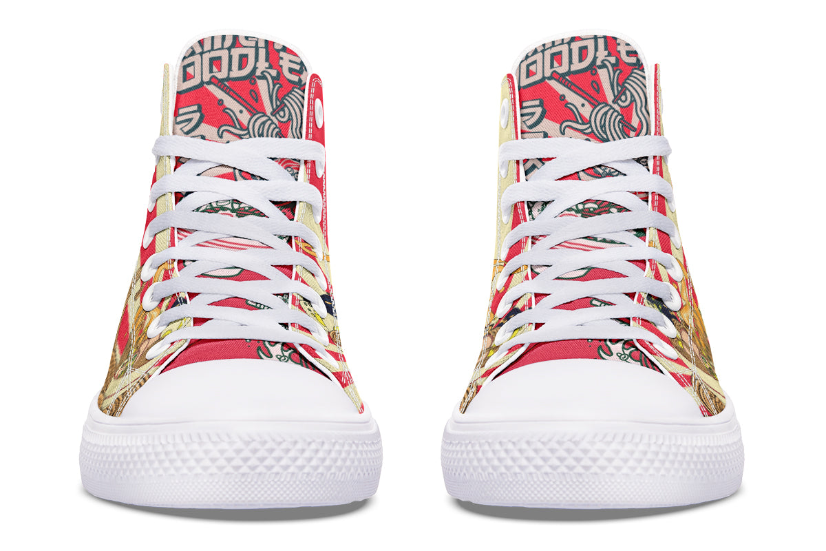 Noodles High Tops ( Black or White Sole ) 2 For 1
