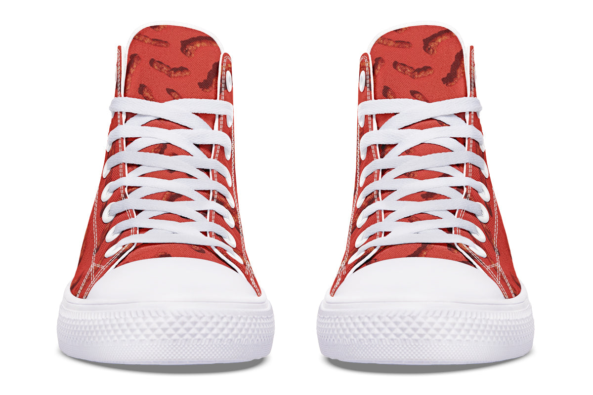 No Pica Hot High Tops ( Black or White Sole )