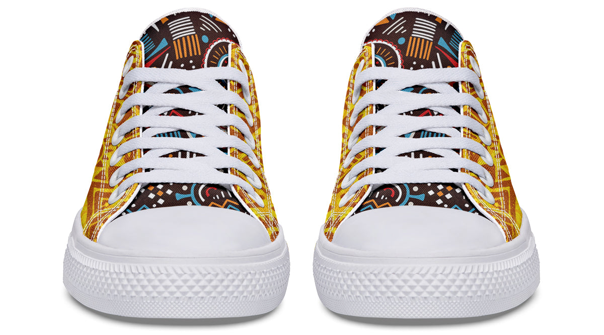 OG Low Tops Aztec ( Black or White Soles ) 2 For 1