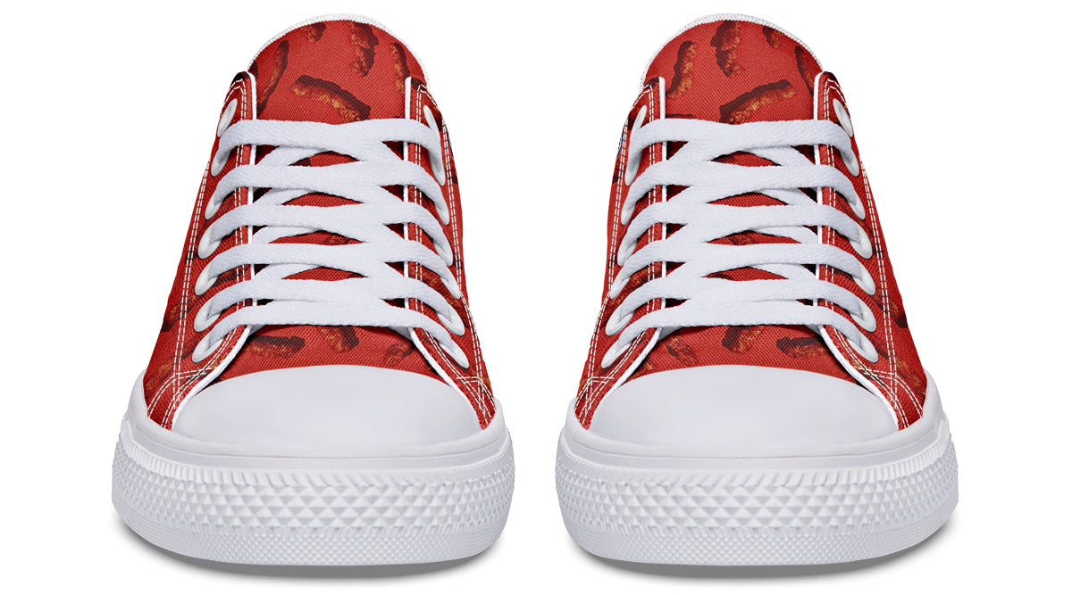 Spicy Hot Low Tops ( Black or White Sole )