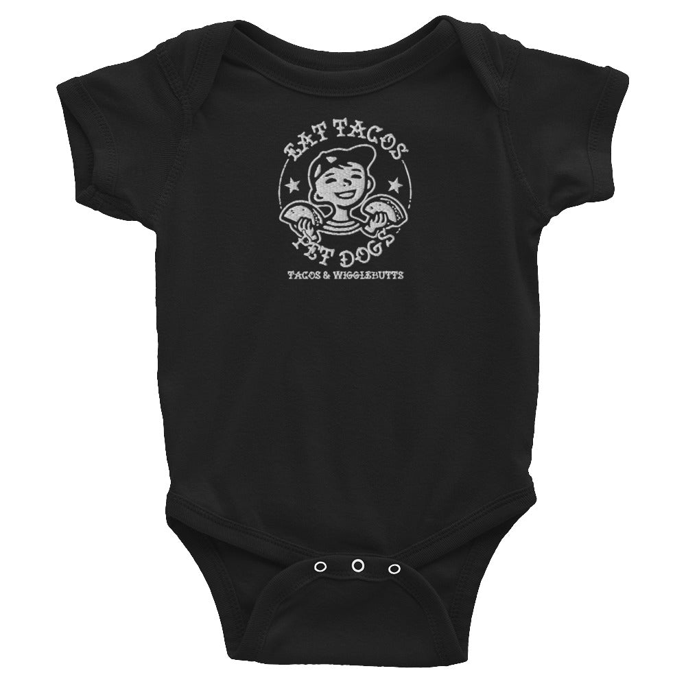Eat Taco Pet Dogs Infant Bodysuit