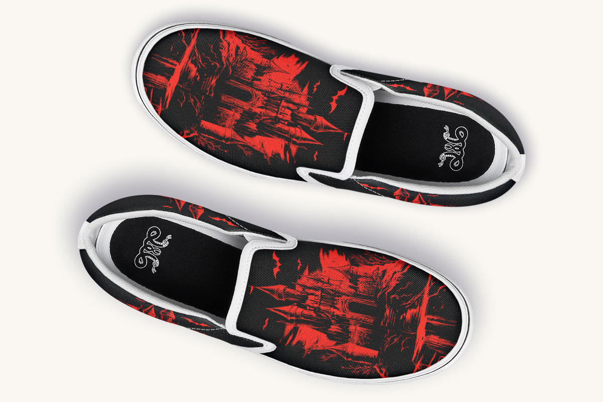 Draculas Castle Slip On Shoes - Jaded Lament