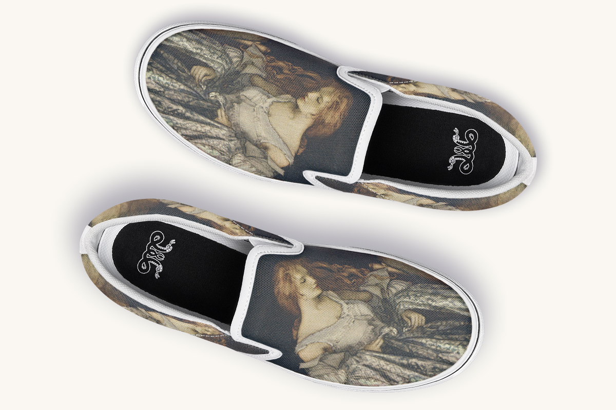 Where The Stars Touched Her Hem Slip On Shoes - Jaded Lament