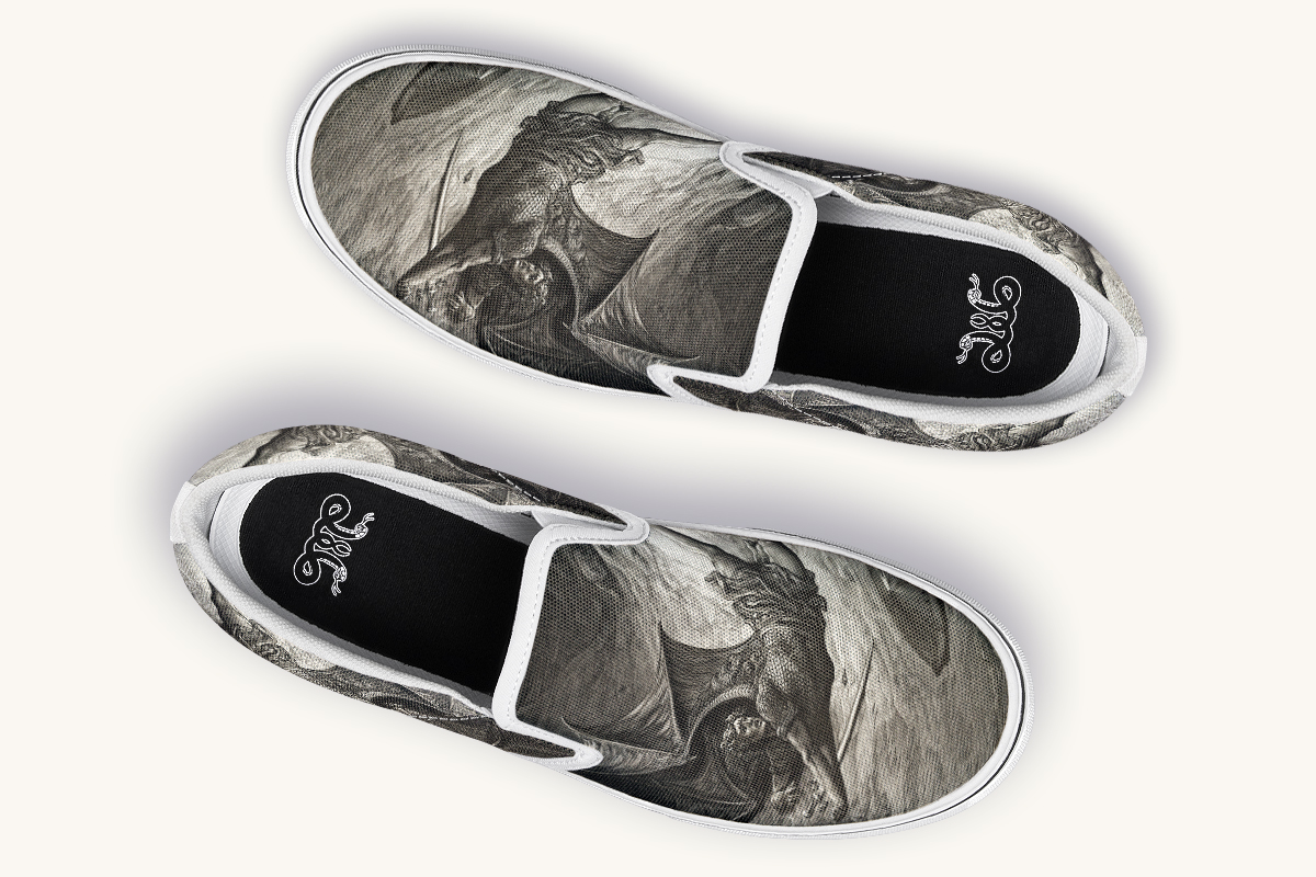 Fall of the Morning Star Slipon Shoes - Jaded Lament