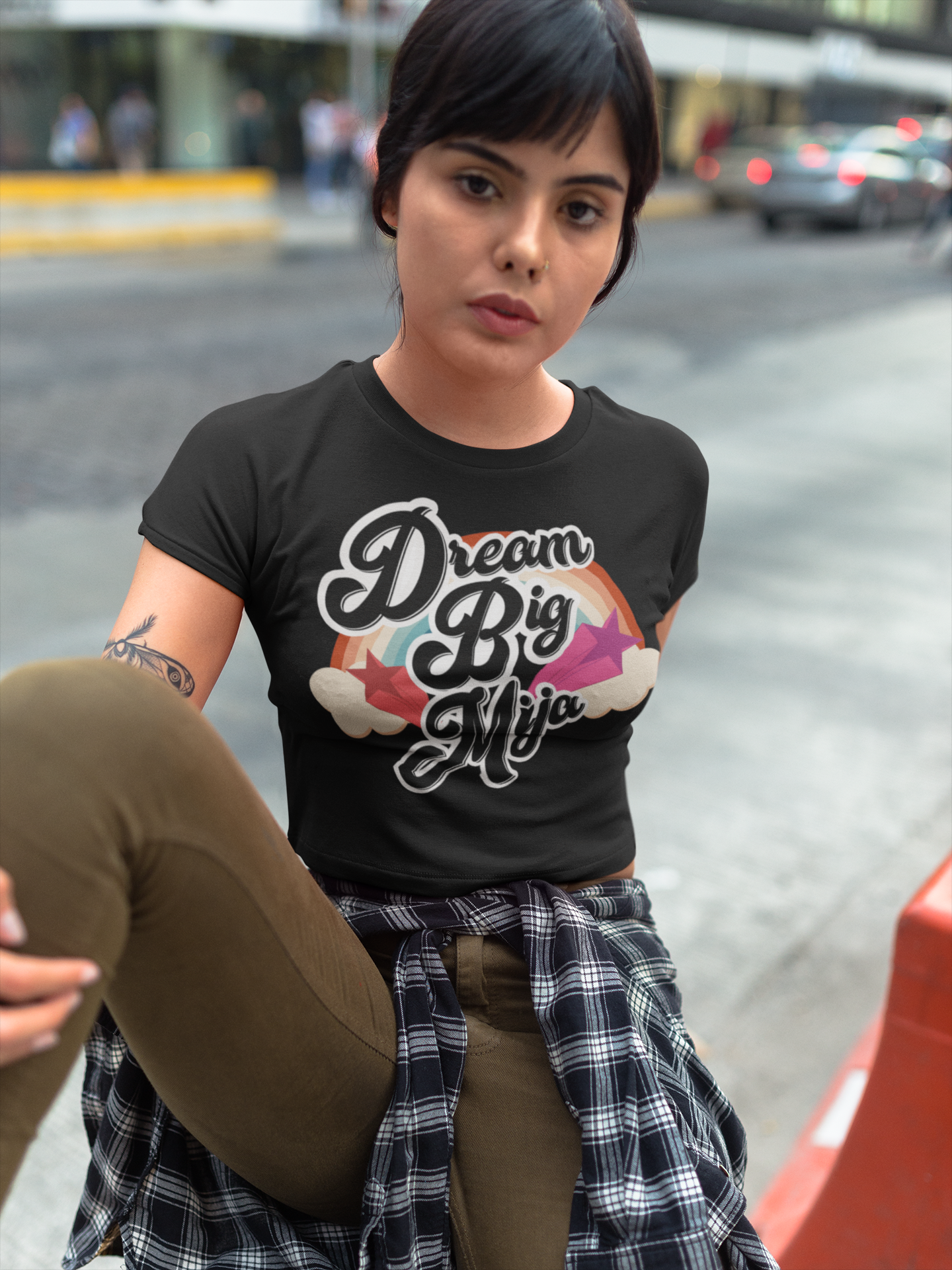 Dream Big Mija Chingona Ladies T-shirt