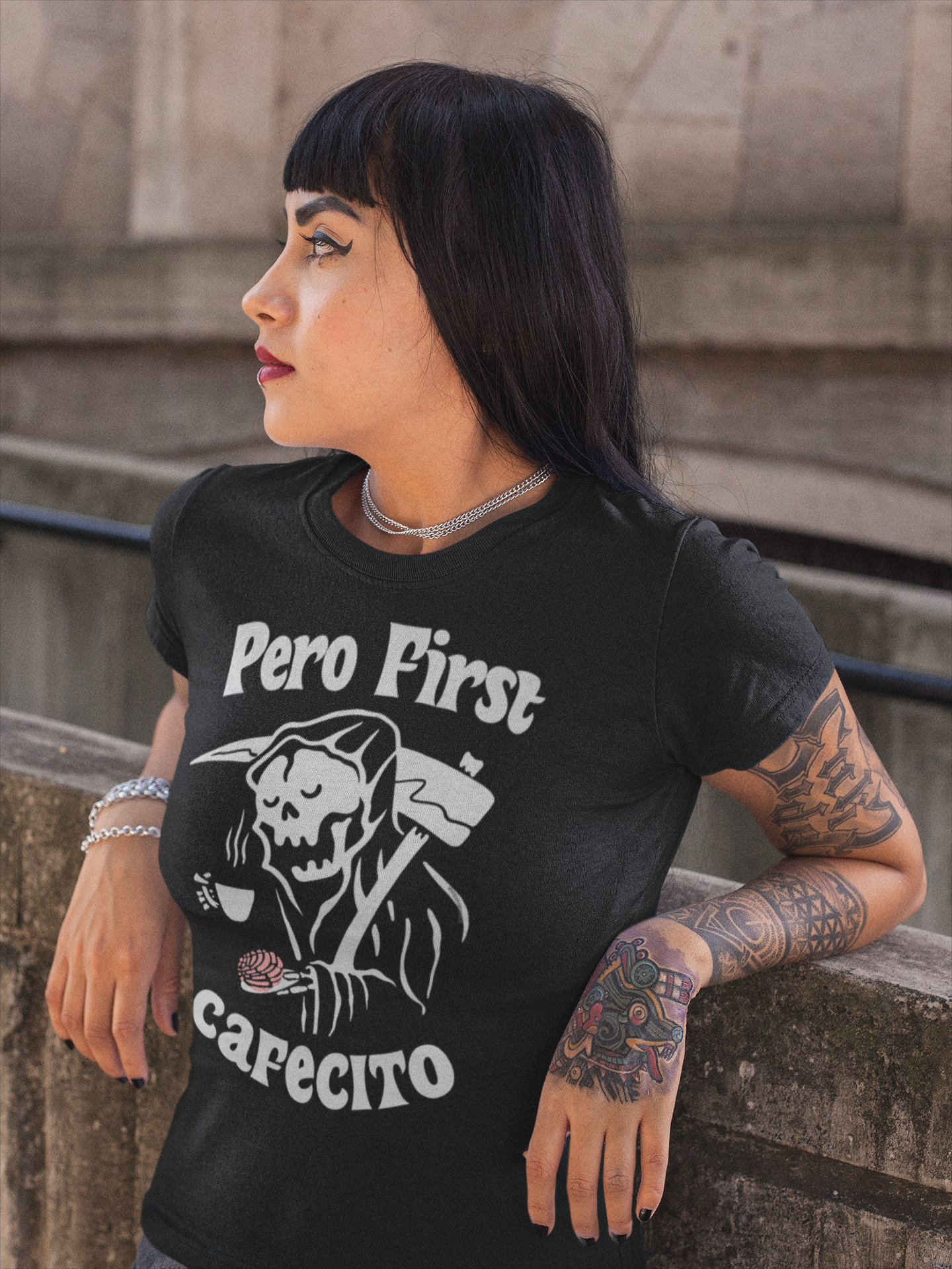 Pero First Cafecito Ladies t-shirt
