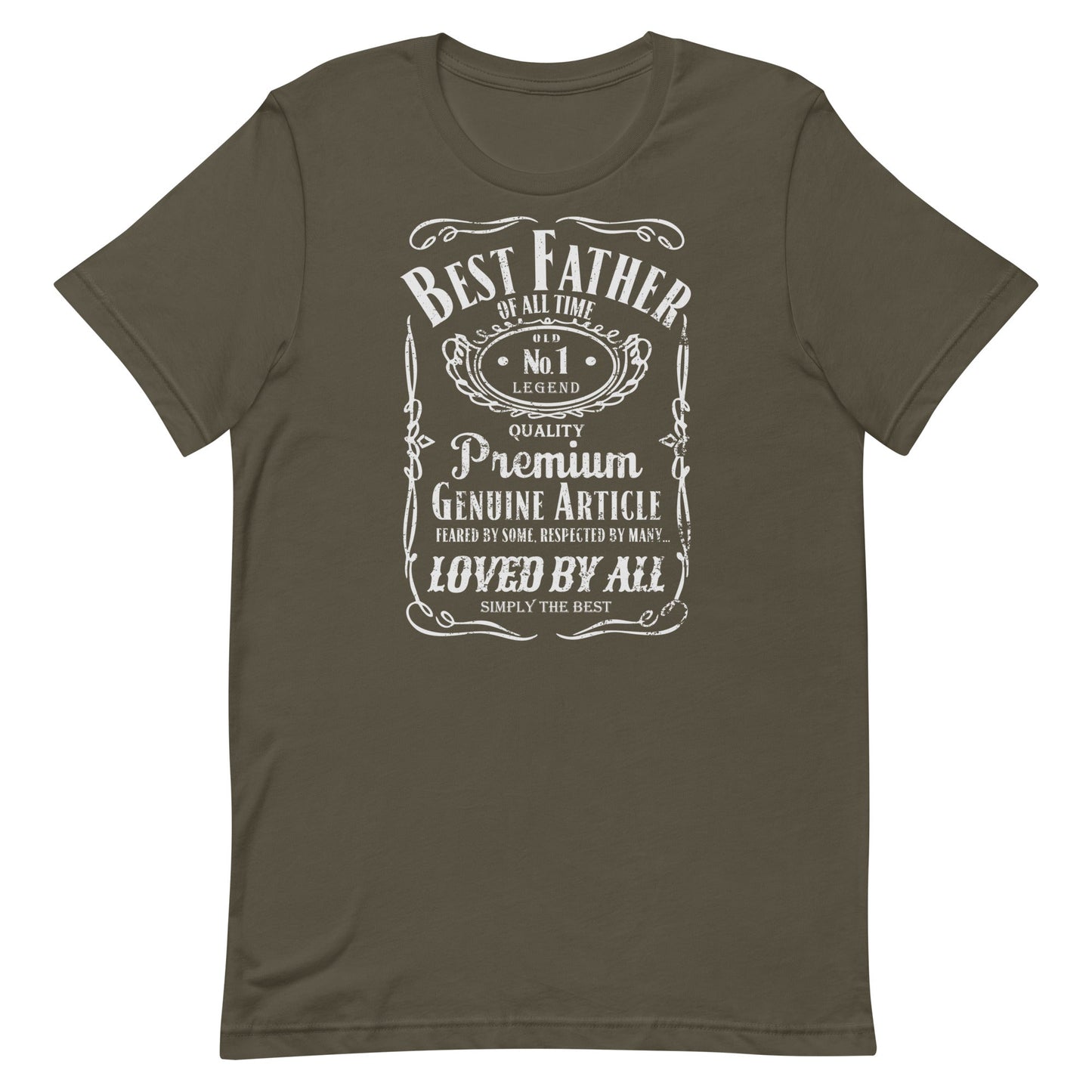 Premium - Best Father Ever Whiskey t-shirt