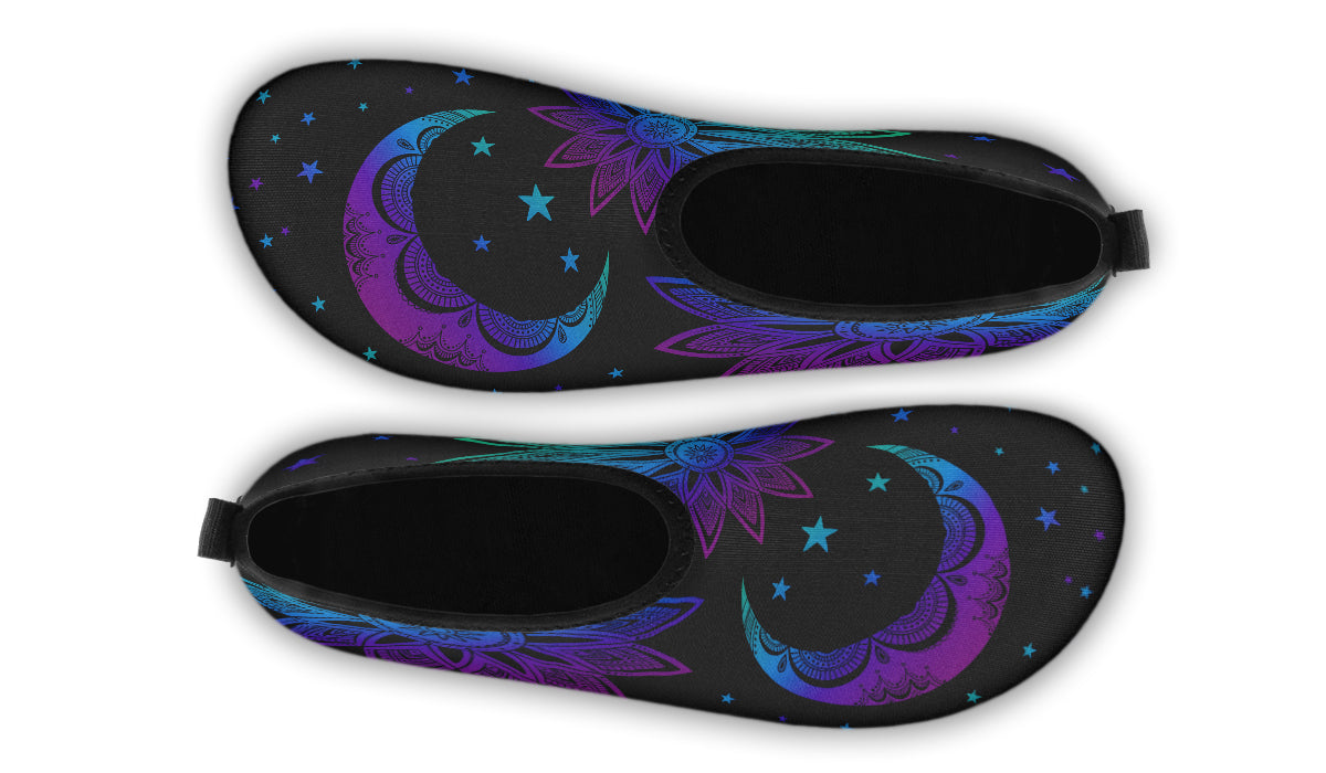 Floral Moon And Stars