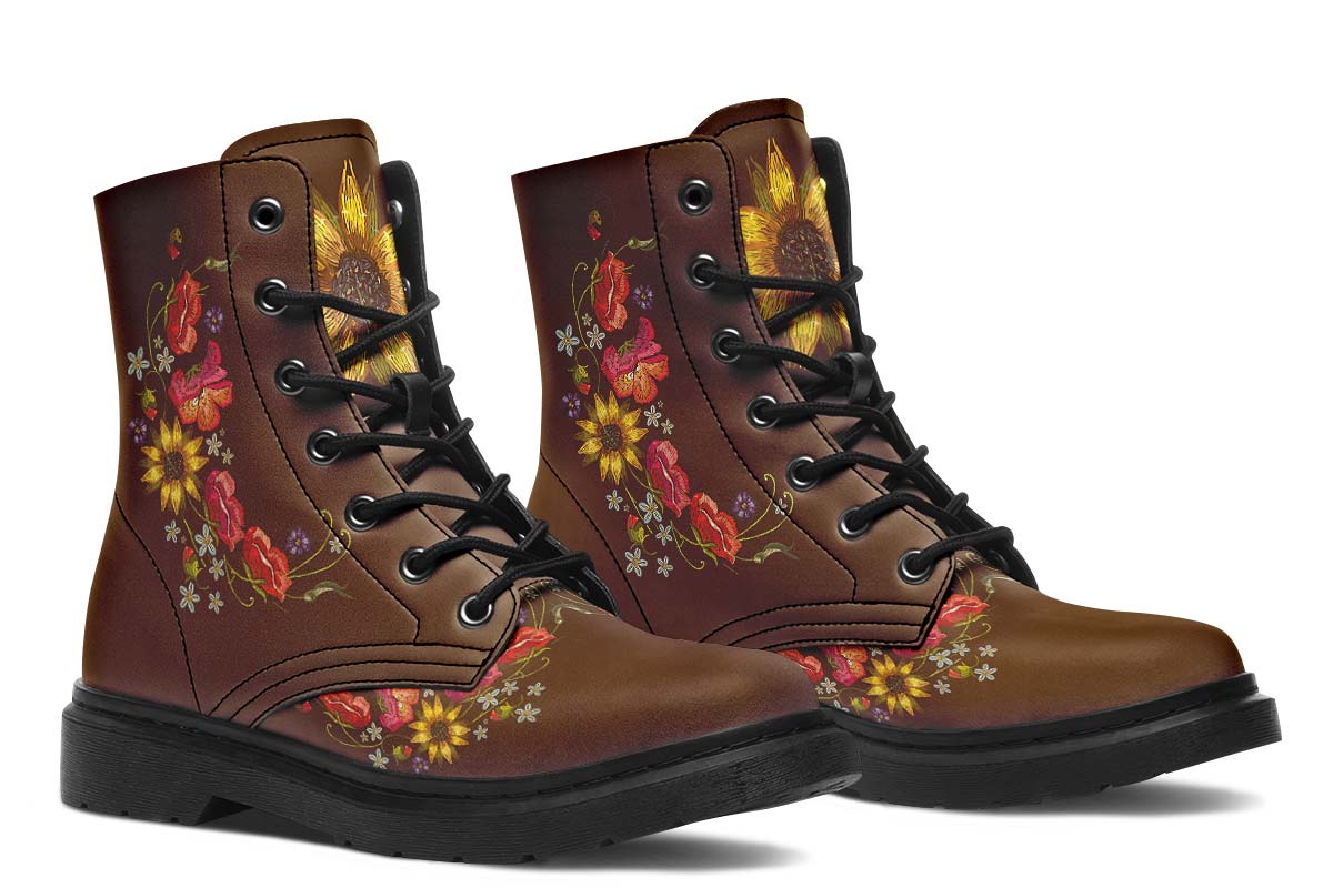 Stitched Sunflowers Premium