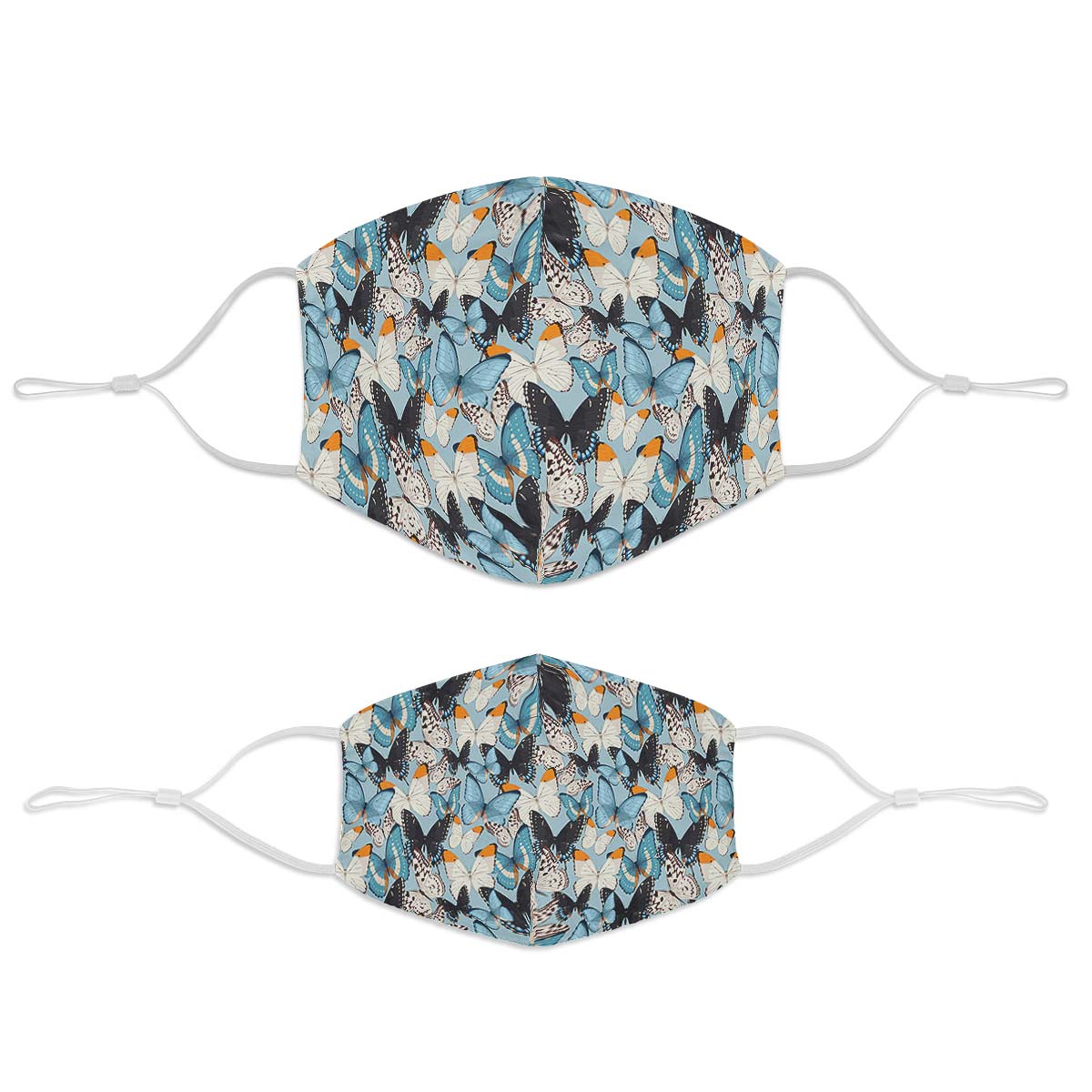 Beautiful Butterfly Pattern Face Cover