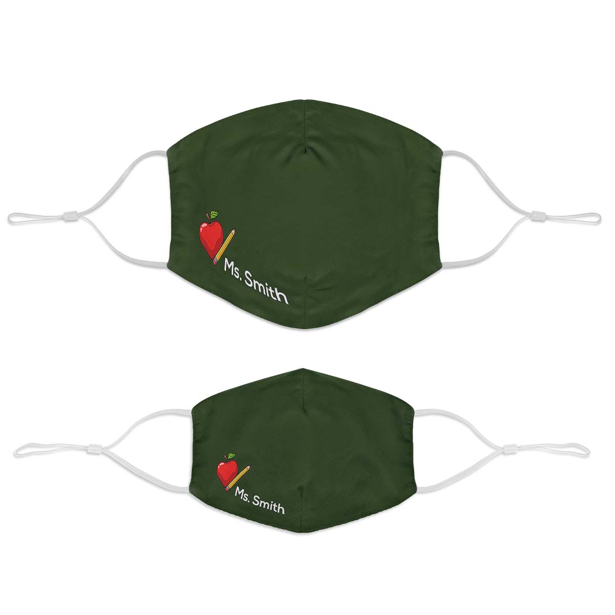 Custom Teacher Name Face Cover