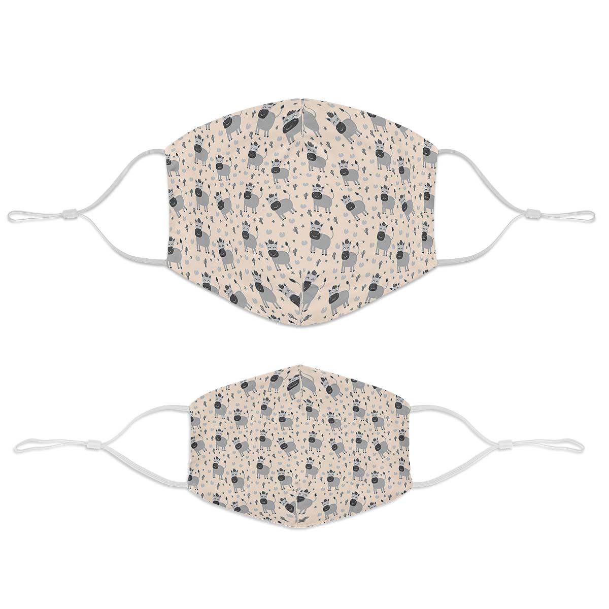 Donkey Pattern Face Cover