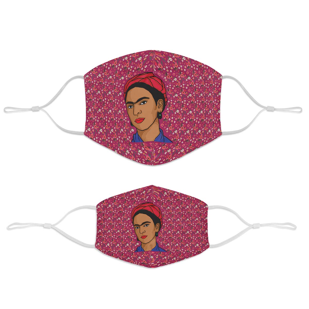 Floral Frida Face Cover