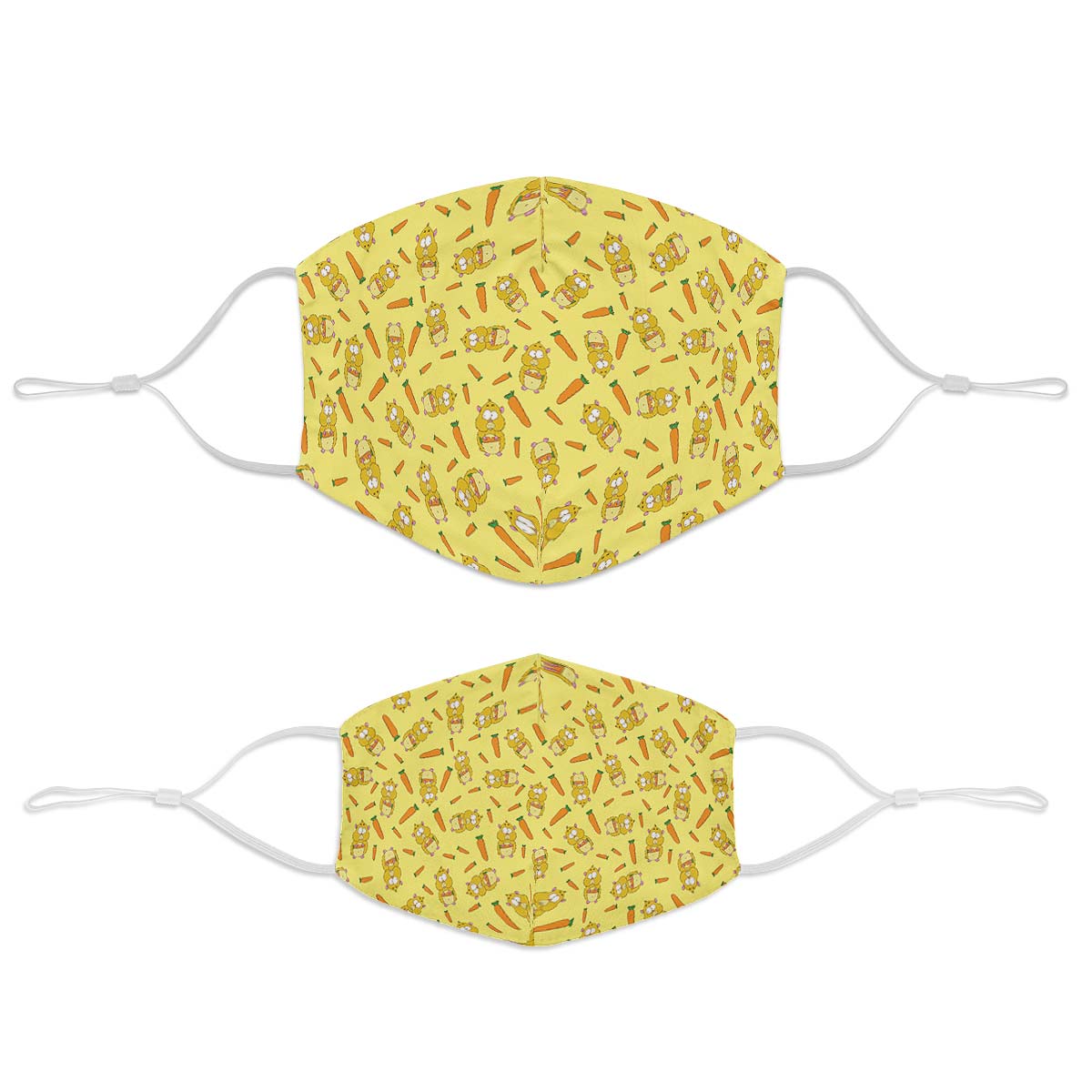 Hamster Pattern Face Cover