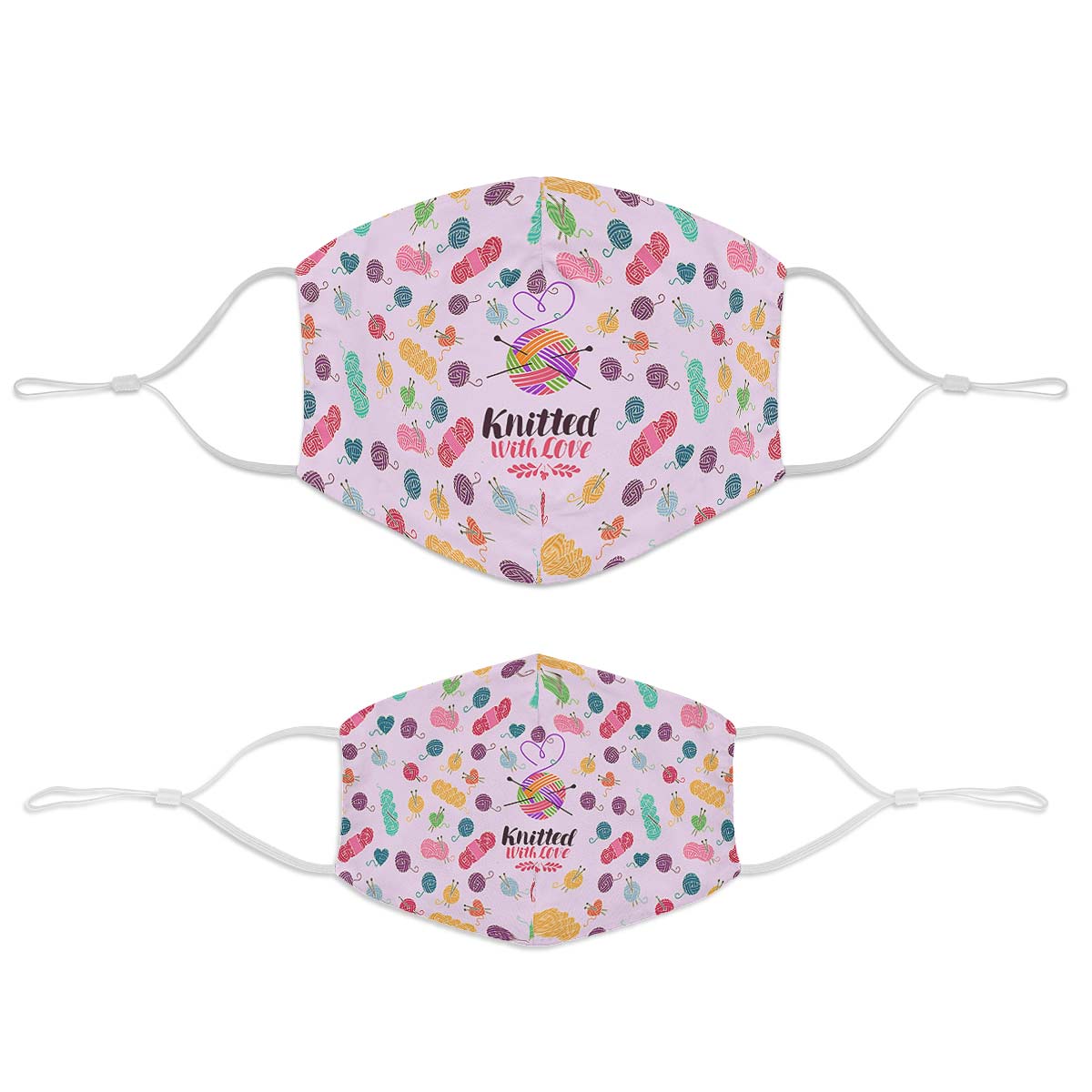 Knitted With Love Face Cover