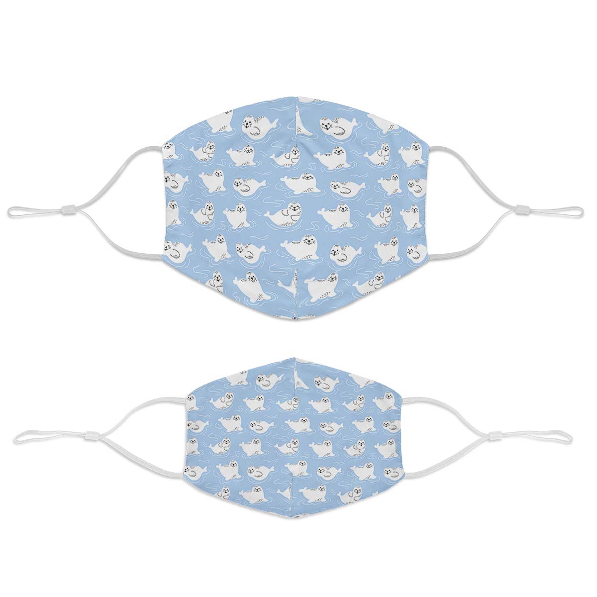 Seal Pattern Face Cover