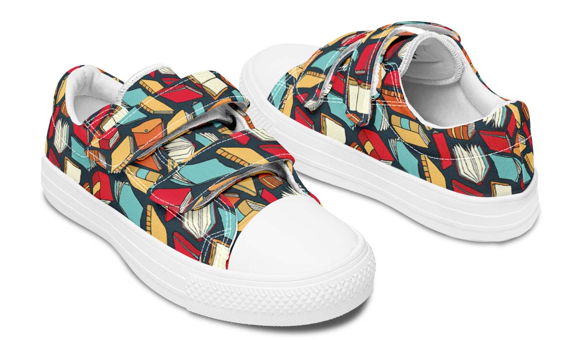 Book Lovers Kids Lowtops