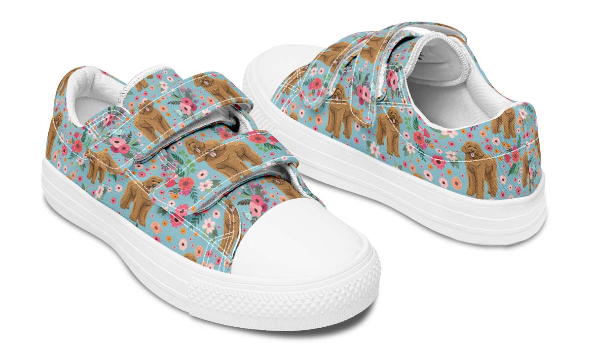Goldendoodle Flower Kids Lowtops