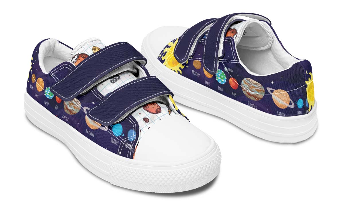 Space Notebook Kids Lowtops