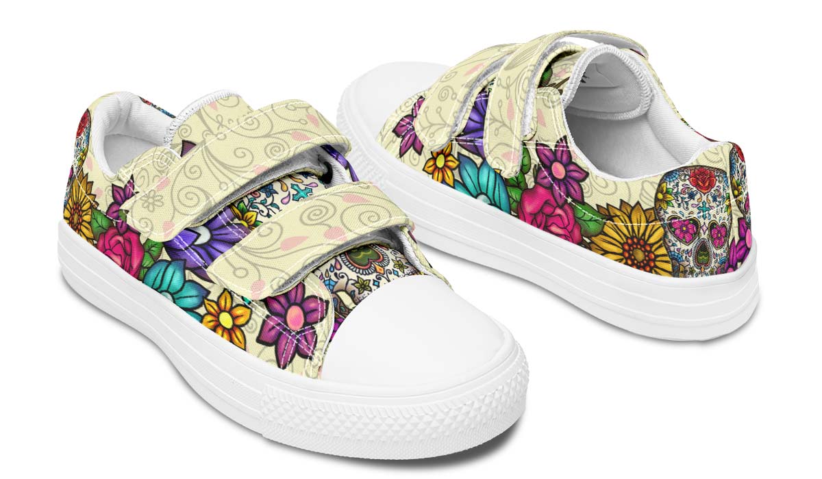 Sugar Skull Kids Lowtops