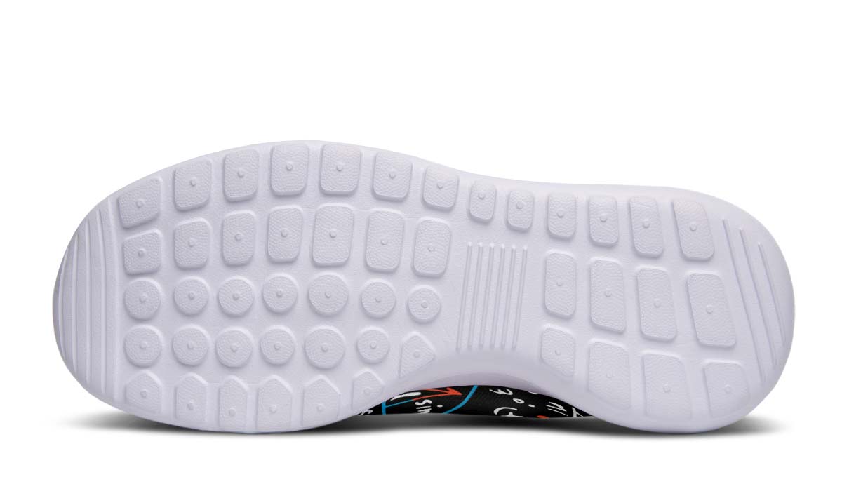 Colorful Math Formula Kids Sneakers