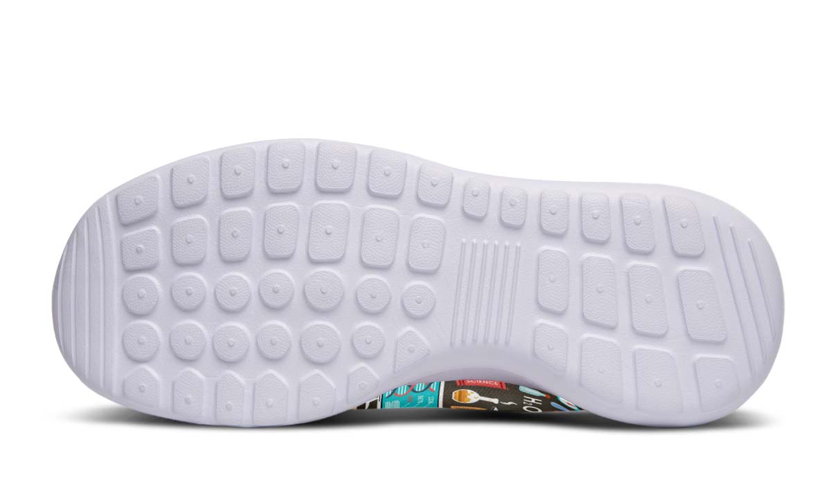 Science Pattern Kids Sneakers