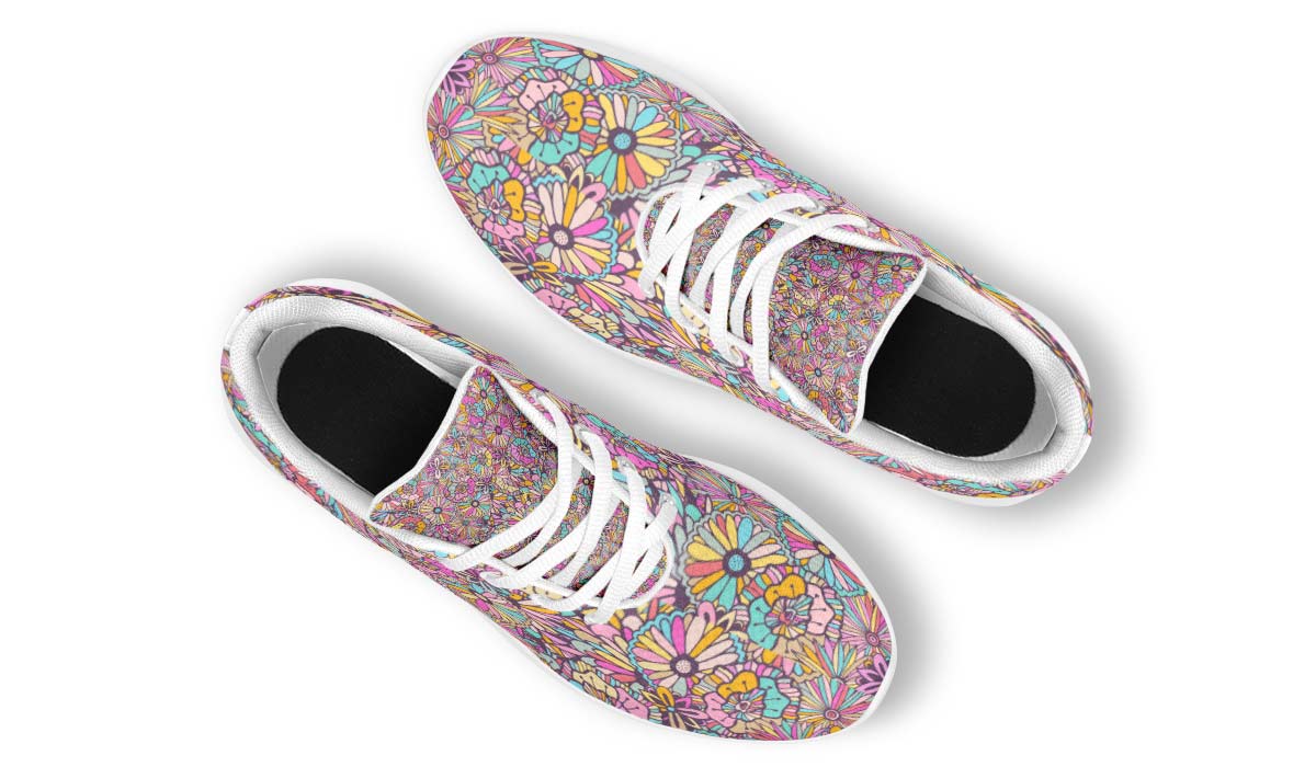 Bright Flowers White