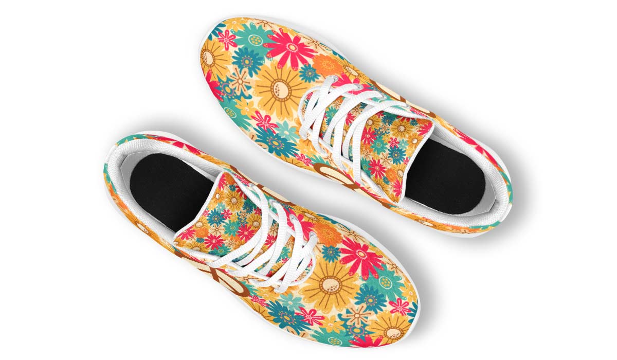 Flower Power Peace White