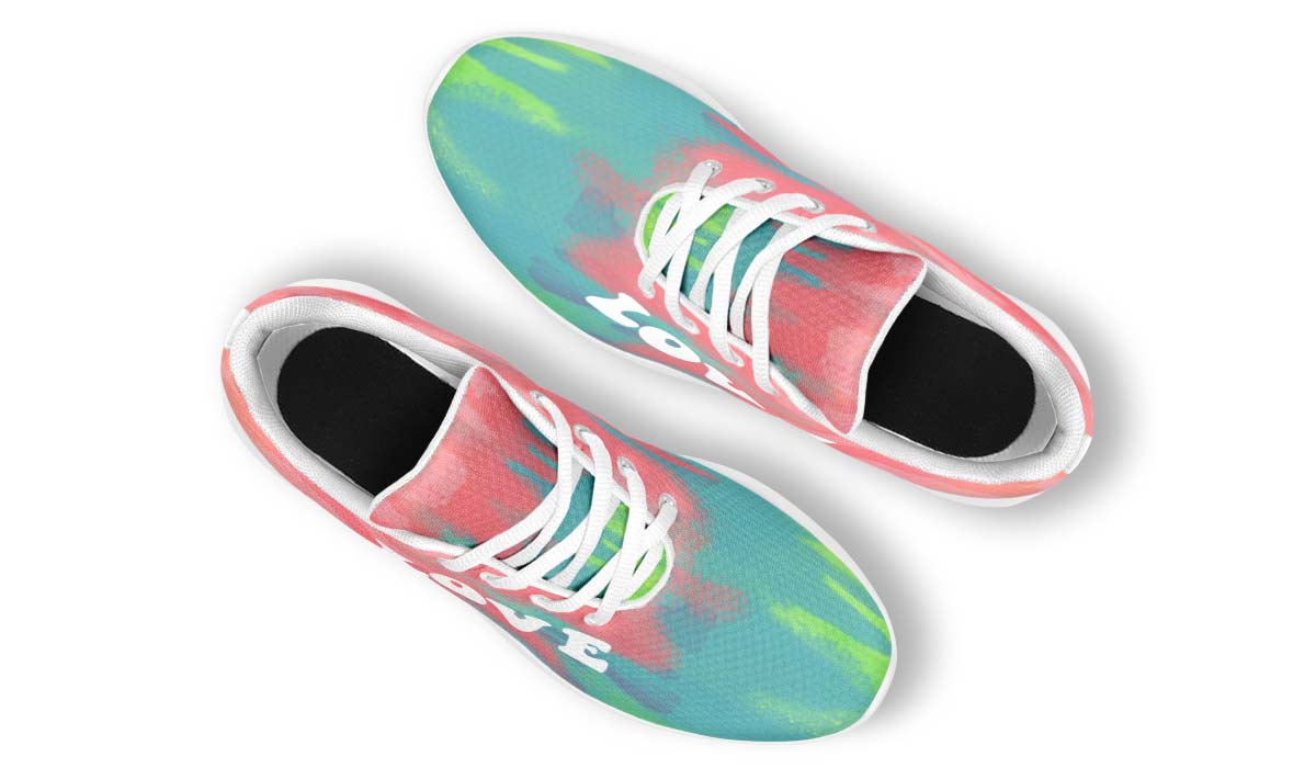 Tie Dye Love White
