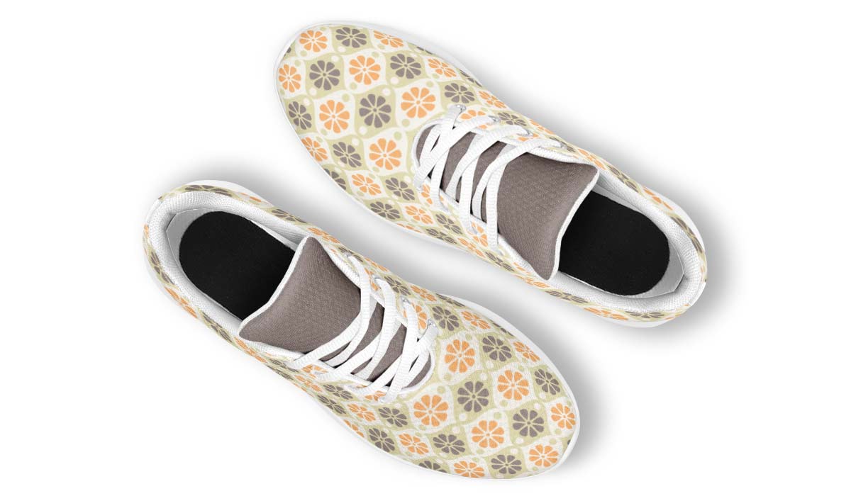 Vintage Flowers Two White