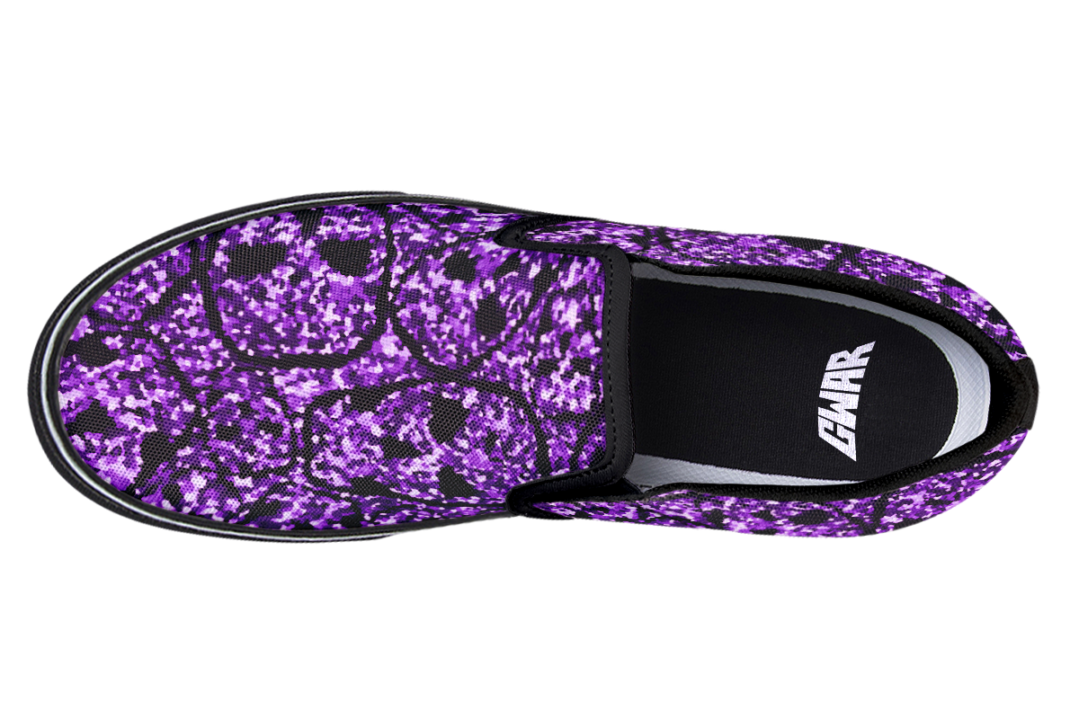 A Bloodroot Coral Sea Slip On Shoes