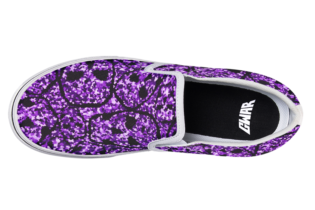 A Bloodroot Coral Sea Slip On Shoes