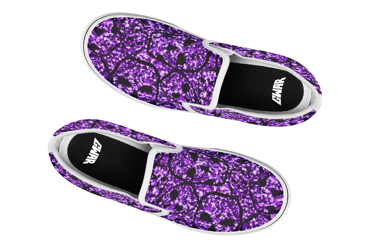 A Bloodroot Coral Sea Slip On Shoes