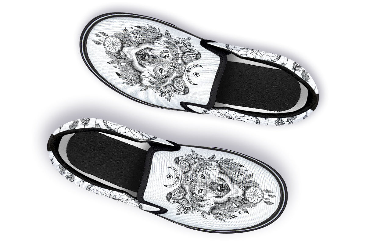 Bohemian Wolf White - Resized