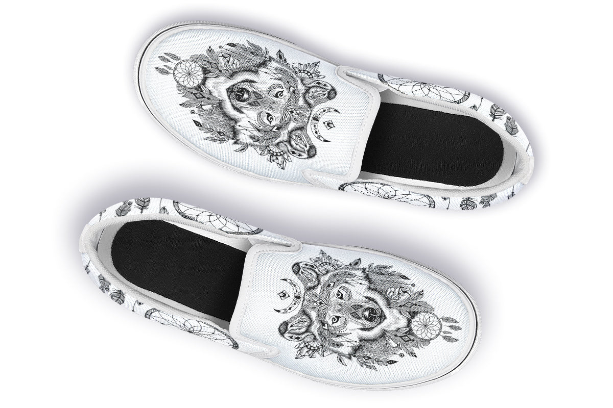 Bohemian Wolf White - Resized