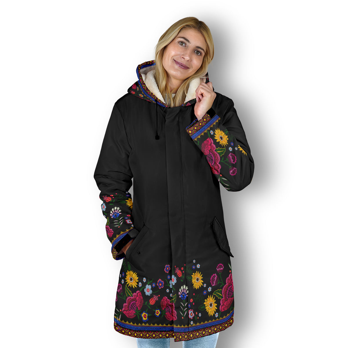 Boho Colorful Flower Embroidery YWV - Mockcity
