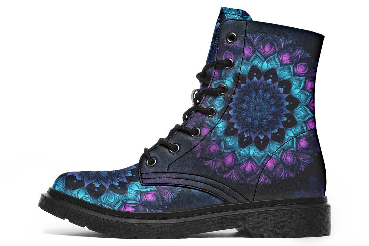 Neon Blue And Purple Mandala Tags and description Test JJ