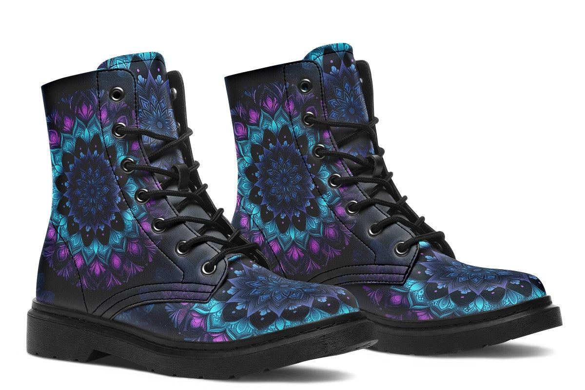 Neon Blue And Purple Mandala Tags and description Test JJ