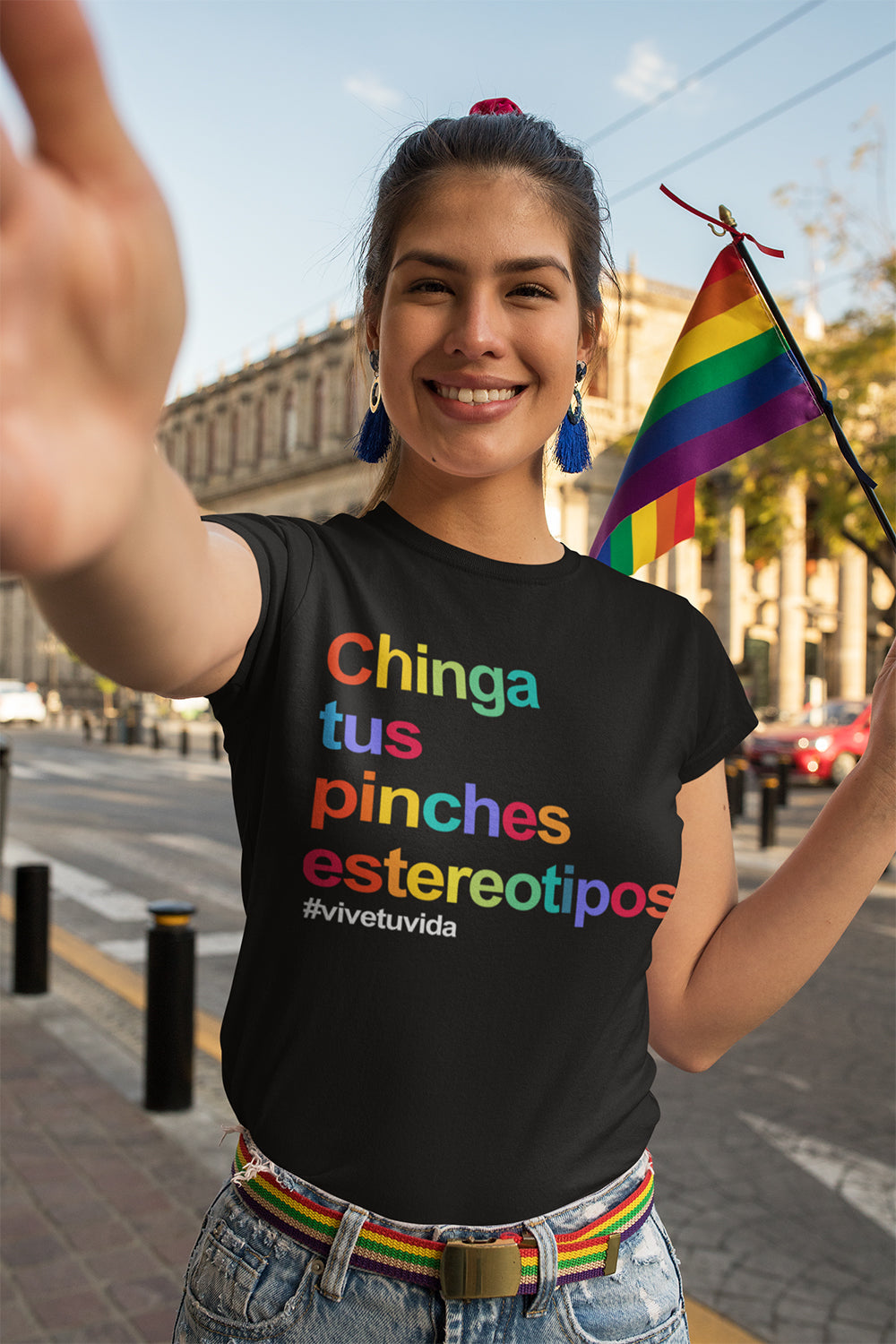 Premium Chinga tus estereotipos  t-shirt