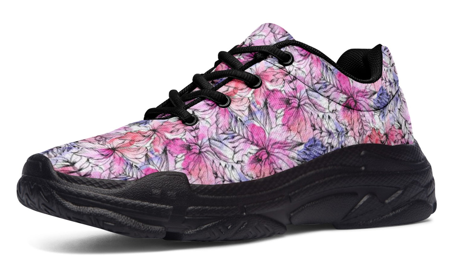 Blue Floral Sneakers Copy testupload2