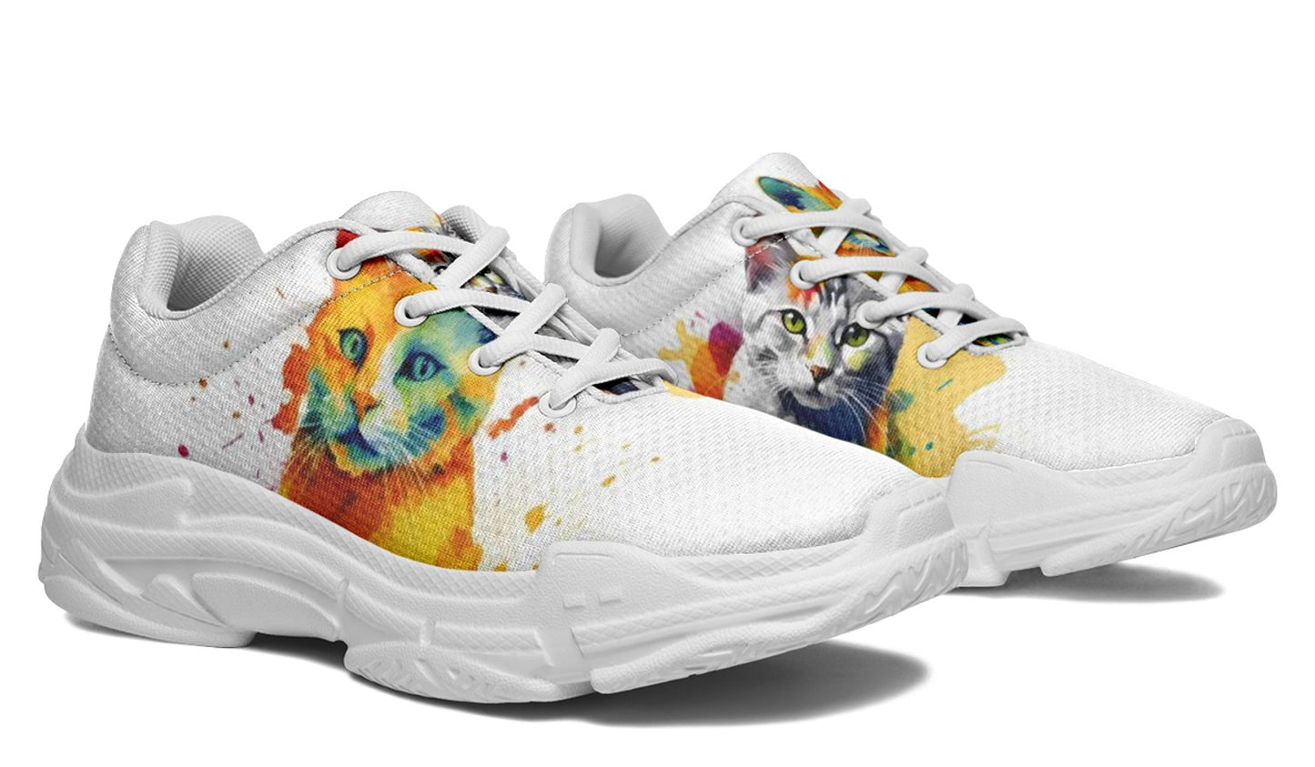 Chunky Sneakers Kitty On My Foot cop